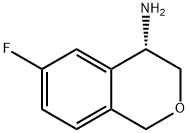 1H-2-Benzopyran-4-amine, 6-fluoro-3,4-dihydro-, (4S)- 구조식 이미지