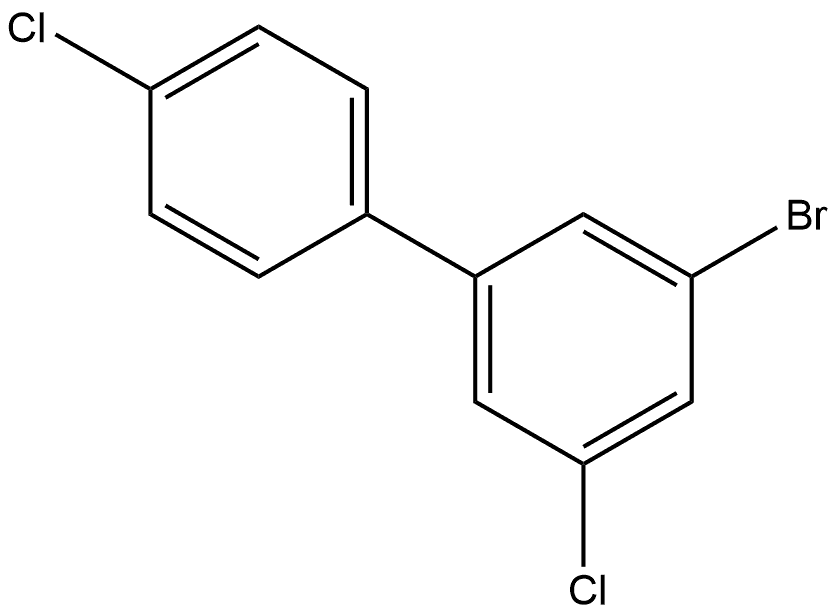 1,1'-Biphenyl, 3-bromo-4',5-dichloro- Structure