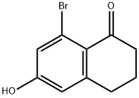1(2H)-Naphthalenone, 8-bromo-3,4-dihydro-6-hydroxy- 구조식 이미지