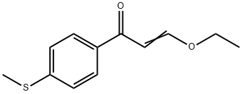 2-Propen-1-one, 3-ethoxy-1-[4-(methylthio)phenyl]- Structure