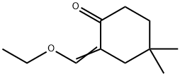 Cyclohexanone, 2-(ethoxymethylene)-4,4-dimethyl- Structure