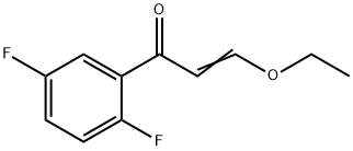 2-Propen-1-one, 1-(2,5-difluorophenyl)-3-ethoxy- Structure