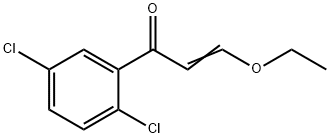 2-Propen-1-one, 1-(2,5-dichlorophenyl)-3-ethoxy- Structure