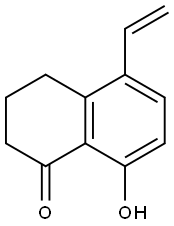 1(2H)-Naphthalenone, 5-ethenyl-3,4-dihydro-8-hydroxy- Structure