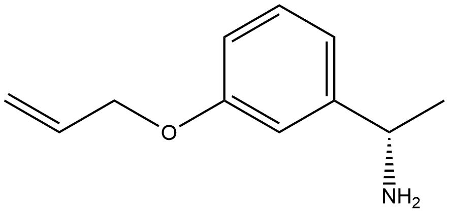(S)-1-(3-(allyloxy)phenyl)ethan-1-amine Structure