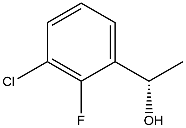 (1S)-1-(3-chloro-2-fluorophenyl)ethan-1-ol Structure