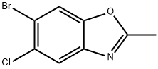 Benzoxazole, 6-bromo-5-chloro-2-methyl- Structure