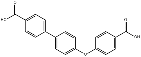 [1,1'-Biphenyl]-4-carboxylic acid, 4'-(4-carboxyphenoxy)- Structure