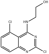 Ethanol, 2-[(2,5-dichloro-4-quinazolinyl)amino]- Structure