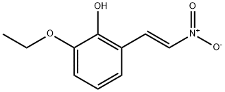 Phenol, 2-ethoxy-6-[(1E)-2-nitroethenyl]- Structure