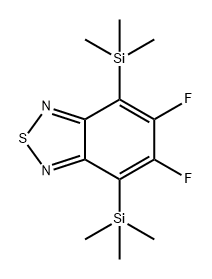 2,1,3-Benzothiadiazole, 5,6-difluoro-4,7-bis(trimethylsilyl)- Structure