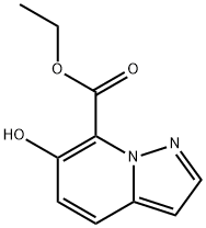 Pyrazolo[1,5-a]pyridine-7-carboxylic acid, 6-hydroxy-, ethyl ester Structure