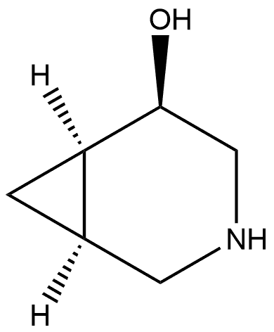 endo-3-Aza-bicyclo[4.1.0]heptan-5-ol Structure