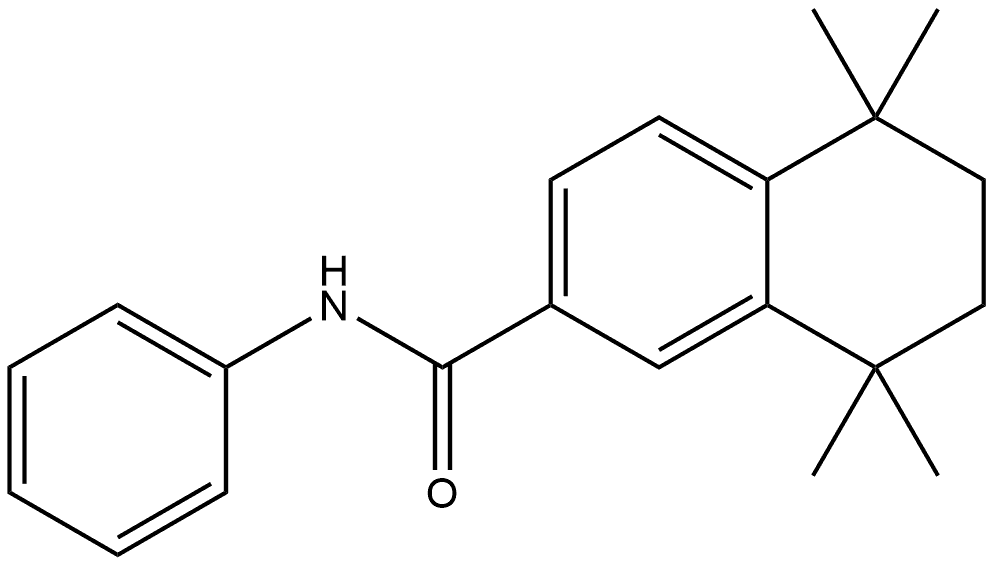 5,6,7,8-Tetrahydro-5,5,8,8-tetramethyl-N-phenyl-2-naphthalenecarboxamide Structure