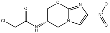 (S)-2-chloro-N-(2-nitro-6,7-dihydro-5H-imidazo[2,1-b][1,3]oxazin-6-yl)acetamide Structure