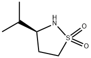 Isothiazolidine, 3-(1-methylethyl)-, 1,1-dioxide, (3S)- Structure