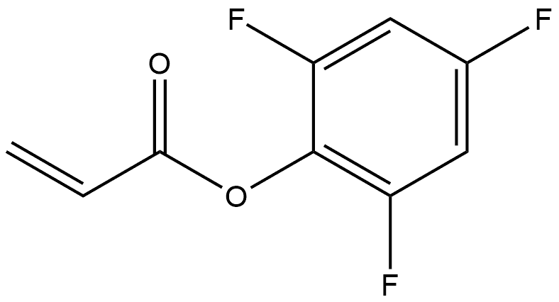 2,4,6-Trifluorophenyl 2-propenoate Structure