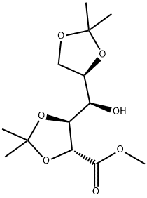 2,3:5,6-Di-O-isopropylidene-D-gluconic acid methyl ester Structure