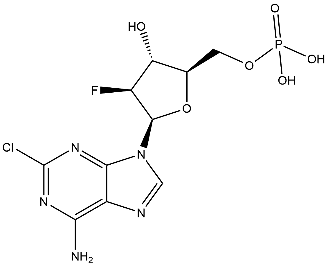 Clofarabine-5'-monophosphate Structure