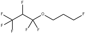 1,1,2,3,3,3-Hexafluoropropyl 3-fluoropropyl ether Structure