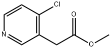 3-Pyridineacetic acid, 4-chloro-, methyl ester Structure