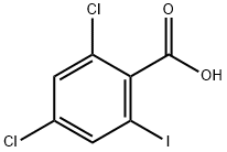 2,4-dichloro-6-iodobenzoic acid Structure