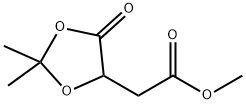 1,3-Dioxolane-4-acetic acid, 2,2-dimethyl-5-oxo-, methyl ester Structure