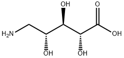 5-Amino-5-deoxy-D-ribonic acid 구조식 이미지