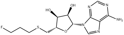 5'-deoxy-5'-((2-monofluoroethyl)thio)adenosine Structure