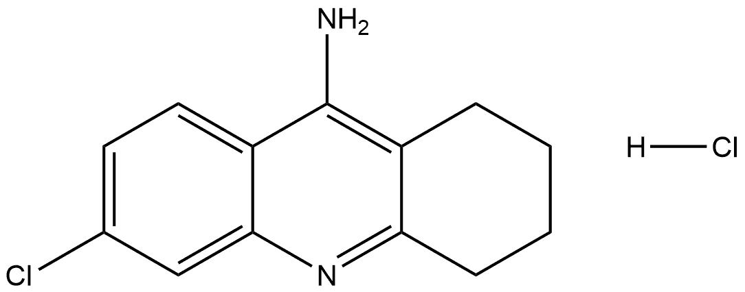 9-Acridinamine, 6-chloro-1,2,3,4-tetrahydro-, hydrochloride (1:1) Structure