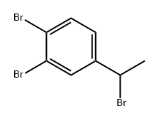 Benzene, 1,2-dibromo-4-(1-bromoethyl)- Structure