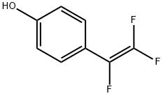 Phenol, 4-(1,2,2-trifluoroethenyl)- Structure