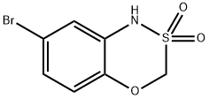 1H,3H-4,2,1-Benzoxathiazine, 7-bromo-, 2,2-dioxide Structure