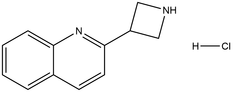 2-(azetidin-3-yl)quinoline hydrochloride Structure