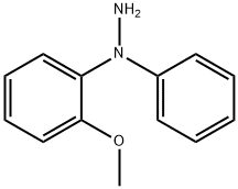 Hydrazine, 1-(2-methoxyphenyl)-1-phenyl- Structure