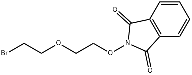 1H-Isoindole-1,3(2H)-dione, 2-[2-(2-bromoethoxy)ethoxy]- Structure