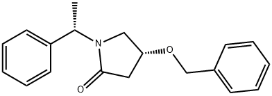 2-Pyrrolidinone, 1-[(1S)-1-phenylethyl]-4-(phenylmethoxy)-, (4R)- Structure