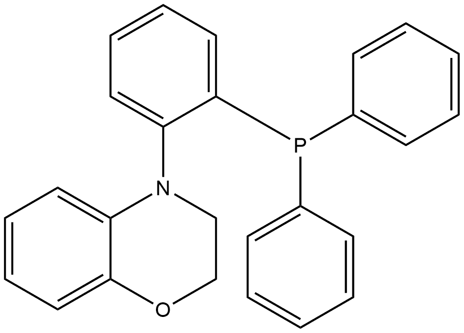 4-(2-(Diphenylphosphino)phenyl)-3,4-dihydro-2H-benzo[b][1,4]oxazine Structure