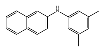 2-Naphthalenamine, N-(3,5-dimethylphenyl)- Structure