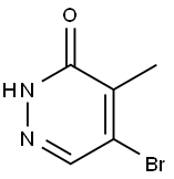 3(2H)-Pyridazinone, 5-bromo-4-methyl- 구조식 이미지