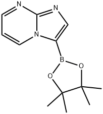 Imidazo[1,2-a]pyrimidine, 3-(4,4,5,5-tetramethyl-1,3,2-dioxaborolan-2-yl)- 구조식 이미지