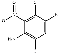 4-Bromo-3,6-dichloro-2-nitroaniline Structure