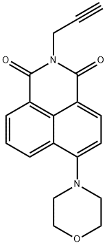 1H-Benz[de]isoquinoline-1,3(2H)-dione, 6-(4-morpholinyl)-2-(2-propyn-1-yl)- Structure