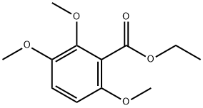 Benzoic acid, 2,3,6-trimethoxy-, ethyl ester Structure