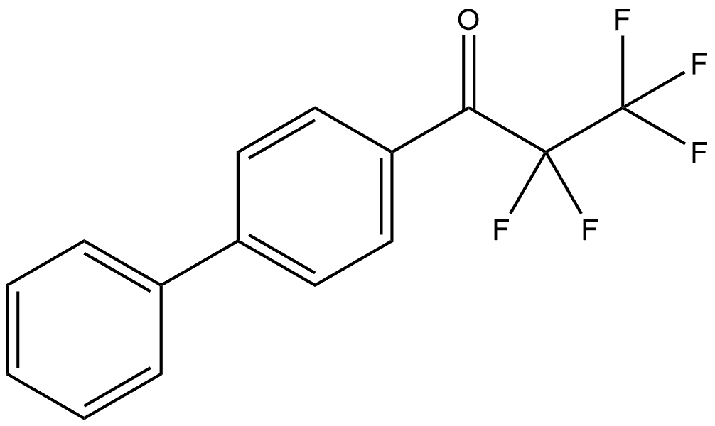 1-[1,1'-Biphenyl]-4-yl-2,2,3,3,3-pentafluoro-1-propanone Structure