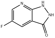 3H-Pyrazolo[3,4-b]pyridin-3-one, 5-fluoro-1,2-dihydro- Structure