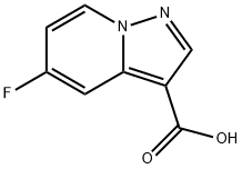 Pyrazolo[1,5-a]pyridine-3-carboxylic acid, 5-fluoro- Structure