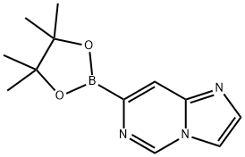 Imidazo[1,2-c]pyrimidine, 7-(4,4,5,5-tetramethyl-1,3,2-dioxaborolan-2-yl)- Structure