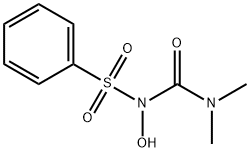 N-hydroxy-N-((N',N'-dimethyl)carbamoyl)-benzenesulfonamide 구조식 이미지