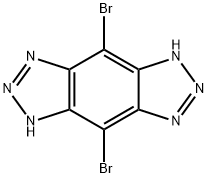 Benzo[1,2-d:4,5-d']bistriazole, 4,8-dibromo-1,5-dihydro- Structure